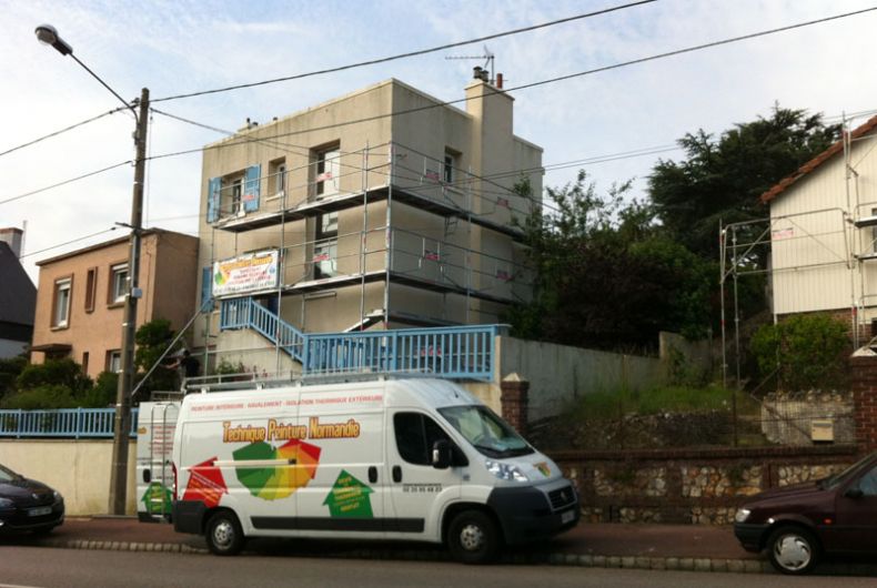 Avant ravalement de façade par TPN en peinture (LE HAVRE)
